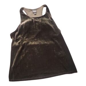 Eileen Fisher Olive Velvet Tank Top